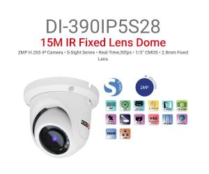 מצלמת כיפה IP Provision DI-390IP5S28 2MP DOME IP66 2.8MM