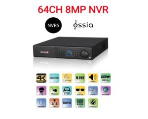 מערכת הקלטה לשישים וארבע מצלמות Provision 5mg NVR5-641600 2U